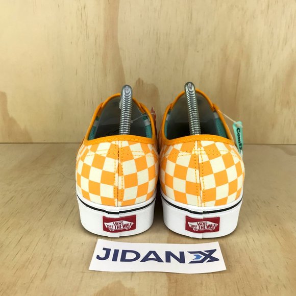 NEW Vans Comfycush Authentic Checker Zinnia Orange - Picture 4 of 8
